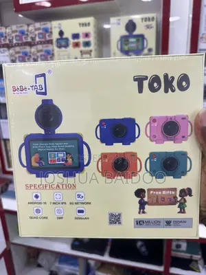New Bebe Toto Kids Tablet 6GB/256GB with Cover