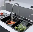 Luxury LED Digital Smart Kitchen Waterfall Sink Set - 3