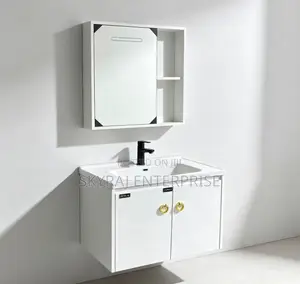 60cm Cabinet Wash Hand Basin with LED Mirror