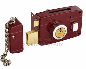 Heavy Duty Metal Rim Door Lock with Keys