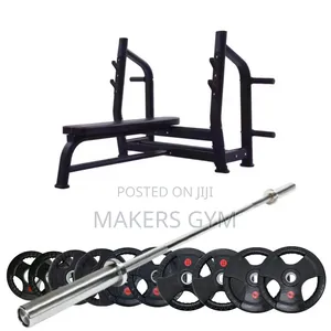 Olympic Flat Bench Press with 100kg Weights