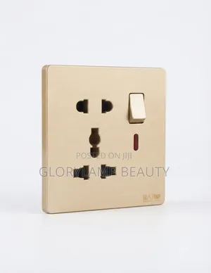 Universal Wall Socket with Switch, USB-A & USB-C Ports