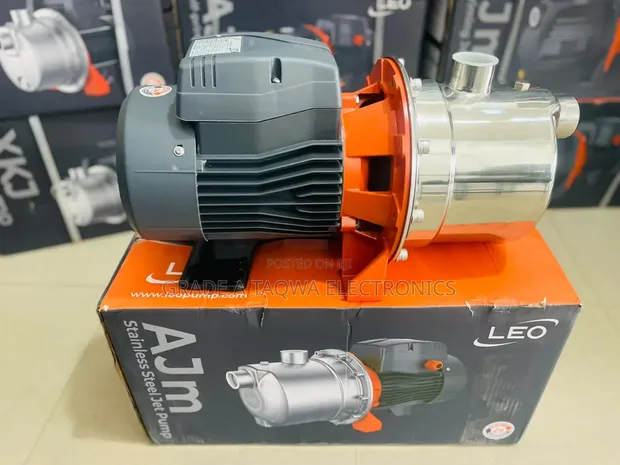 LEO AJm150S Stainless Steel Jet Water Pump - 1.5kW / 2HP - 1