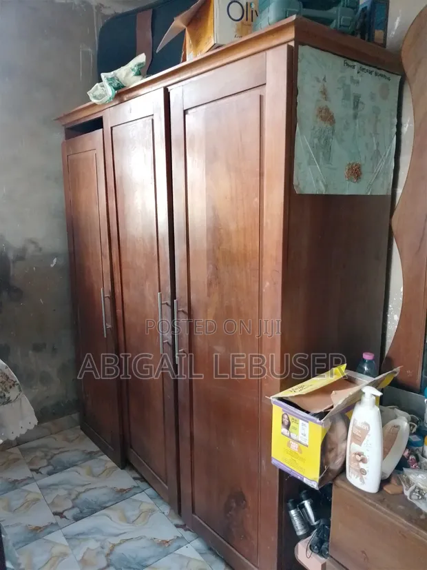 LDR Triple Wardrobe - Brown Wood - 1