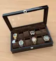 Luxury 12-Slot Watch Organizer Box - 1
