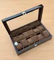 Luxury 12-Slot Watch Organizer Box - 2