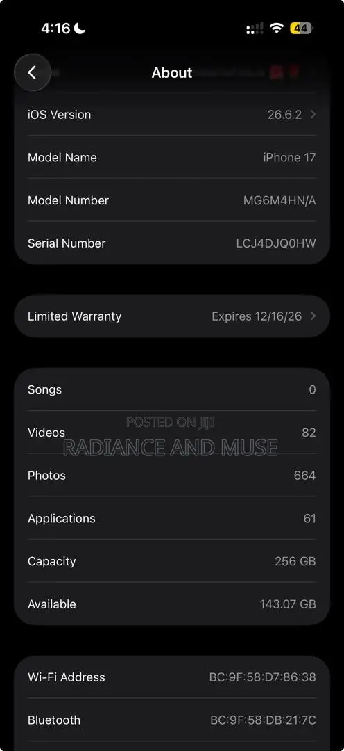 Apple iPhone 17 256GB Purple - 1