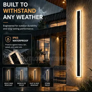 Weatherproof LED Wall Light - 3000K Warm Glow
