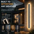 Weatherproof LED Wall Light - 3000K Warm Glow - 1