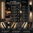 Weatherproof LED Wall Light - 3000K Warm Glow - 2