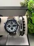 Joefox Leather Watch with Bracelet - 1