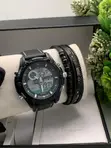 Joefox Leather Watch with Bracelet - 2