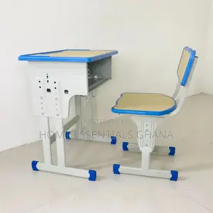 Kids Study Table & Chair Set - Blue