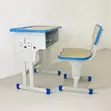 Kids Study Table & Chair Set - Blue - 1