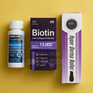 Kirkland Minoxidil 5% & Biotin Hair Growth Set