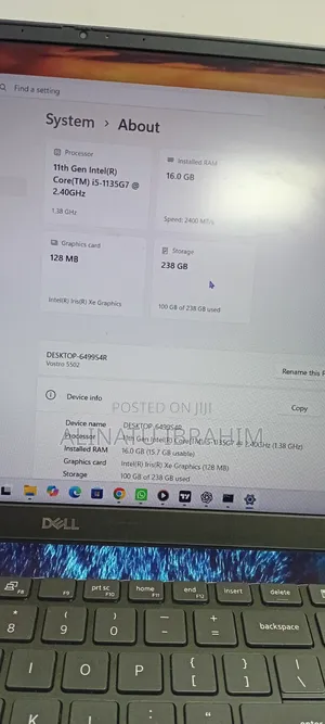 Dell Vostro 3350 Laptop - 16GB RAM, 256GB SSD