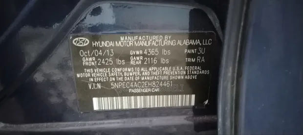 Hyundai Sonata 2013 Blue - 1