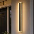 Horizontal Fence Wall Light - Warm Color - 2