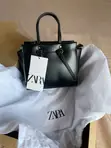Zara Structured Leather Handbag - 2