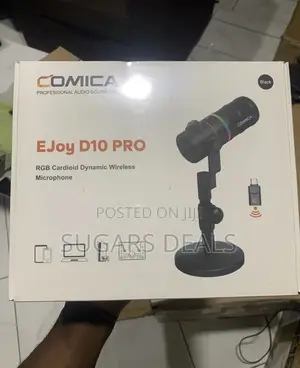 Comica Ejoy D10 Pro RGB Cardioid Dynamic Wireless Mic