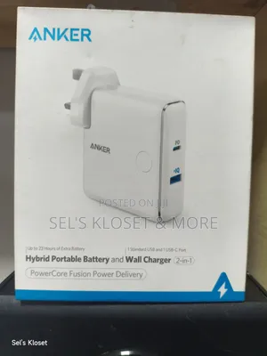 Anker PowerCore Fusion 5000 mAh Power Bank & Wall Charger