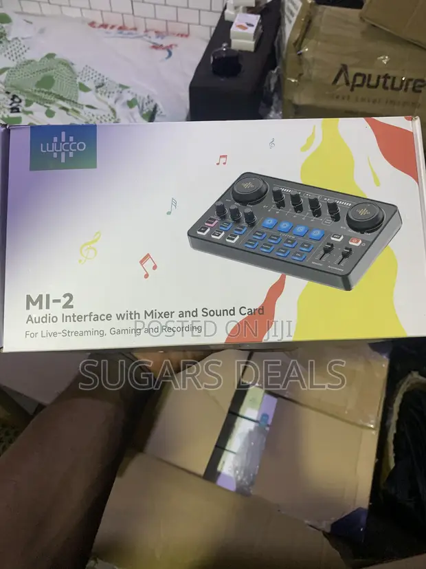 Luucco Mi-2 Audio Interface with Mixer and Sound Card - 1