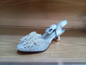 Silver Glitter Ladies' Heels