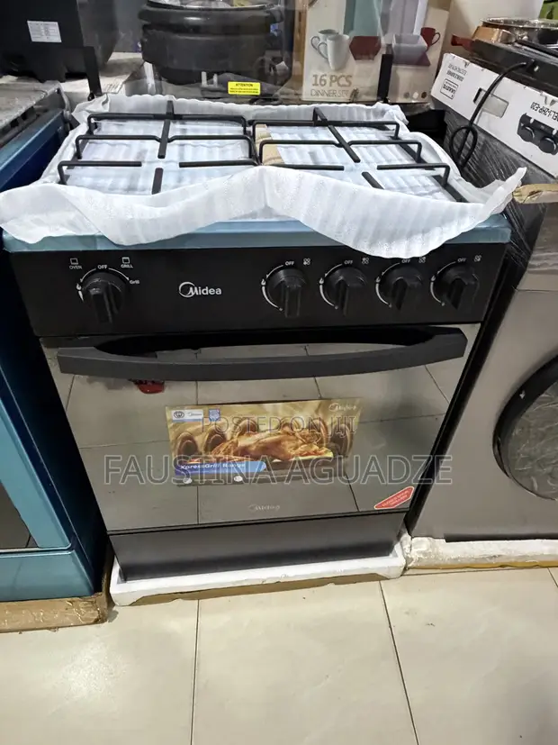 Midea 60x60 Gas Cooker with Grill - 1