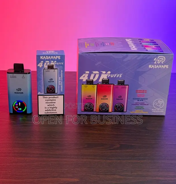 Kasavape 40,000 Puffs | Blueberry Raspberry / Mr Blue | GHS 220 - 1
