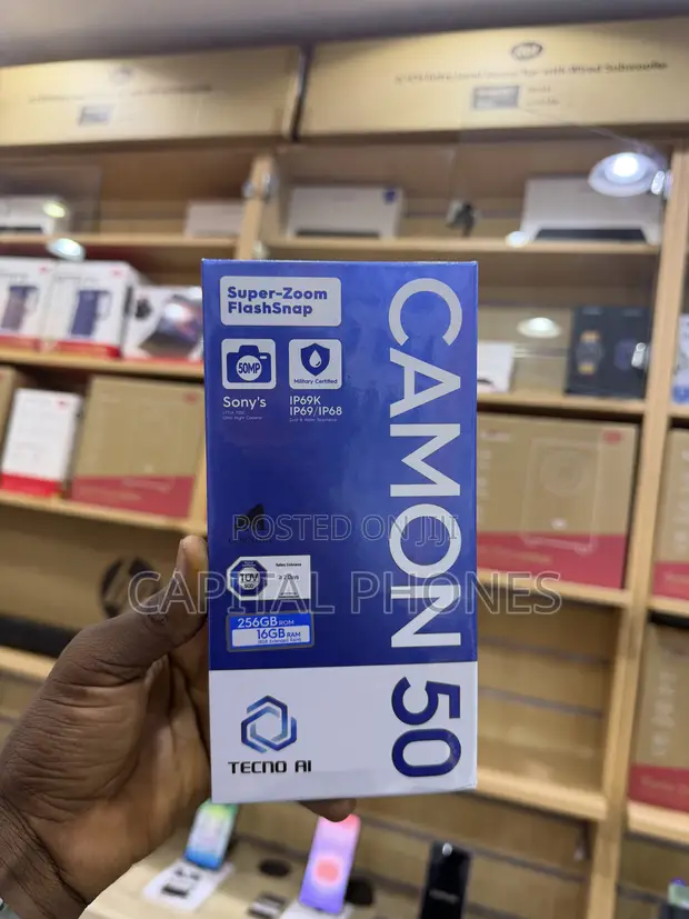 New Tecno Camon 50 256GB Gray - 1