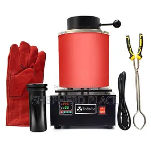 TOAUTO 3KG Digital Electric Gold Melting Furnace
