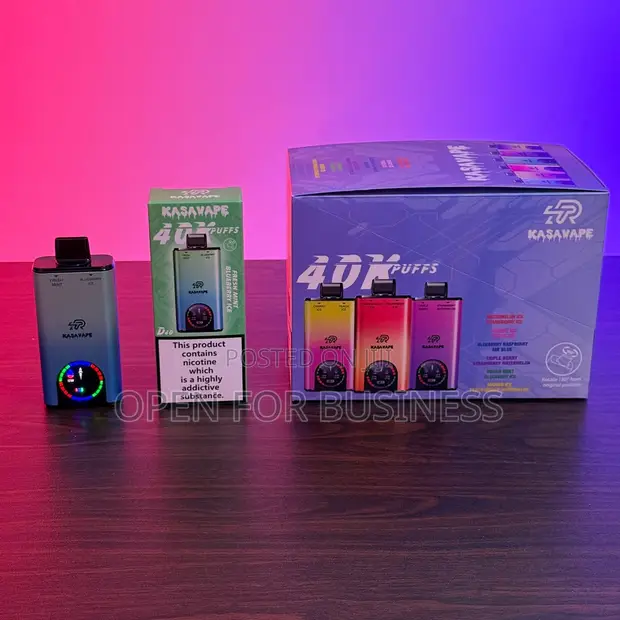 Kasavape 40,000 Puffs | Fresh Mint Blueberry Ice | GHS 220 Accra - 1
