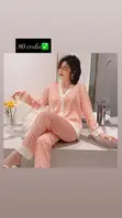 Silk Pajamas - Long Sleeve & Pants - 4