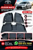 Toyota Corolla 2014-2018 Premium 3D/5D Floor Mats - 1