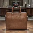 Executive Black Leather Briefcase - 2
