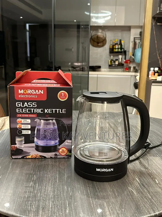 Morley Borosilicate Glass Cordless Electric Kettle - 1