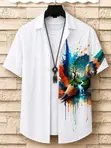Men's Stylish Short-Sleeve Shirt - Casual Comfortable - 5