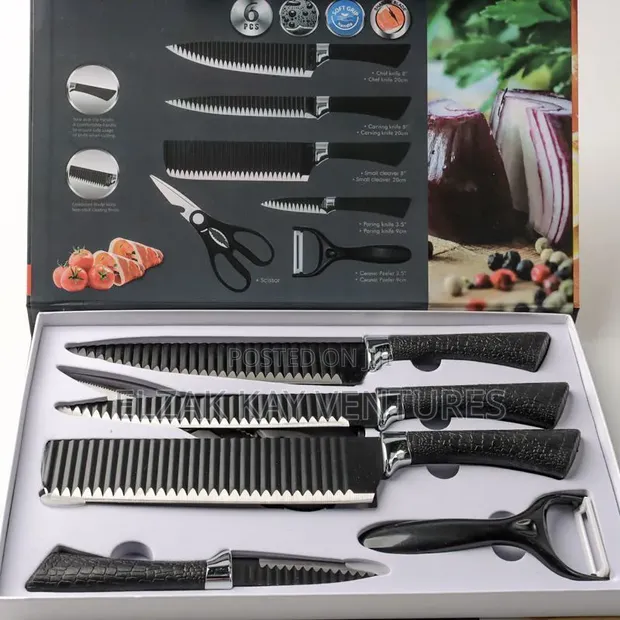Brand New Nonstick Knife Set - 1