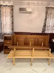 Queen Size Bed with Two Side Stands - 5