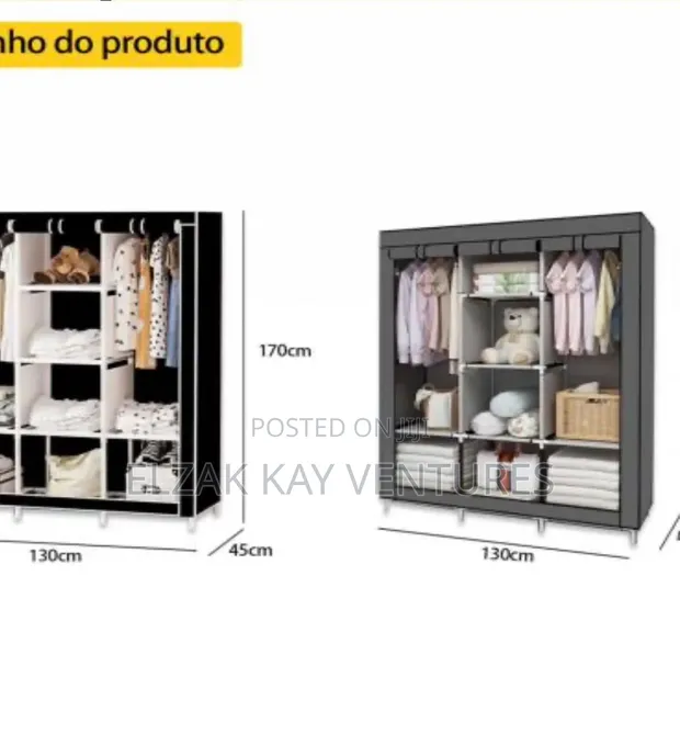 Adam Home Cloth Wardrobe - 1
