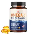Bencaohong Triple Strength Omega-3 Fish Oil 3600mg - 120 Lemon Softgels - 2