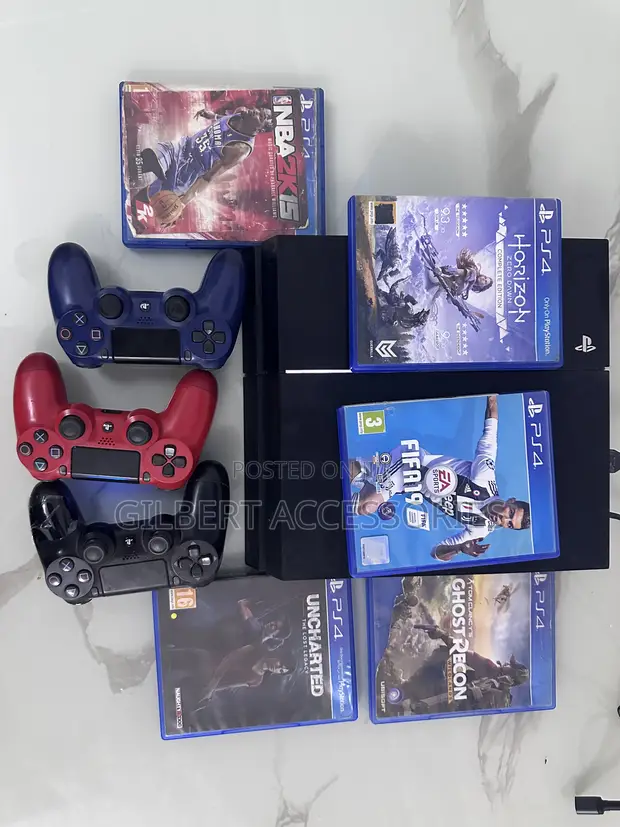 Used PS4 Standard with 3 Installed Games - 1