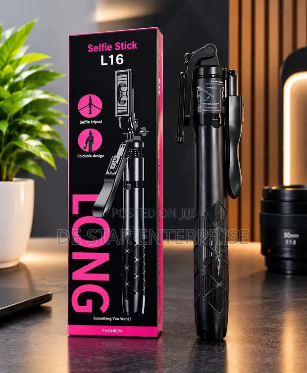 L16 Long Selfie Stick with Tripod Stand - 1