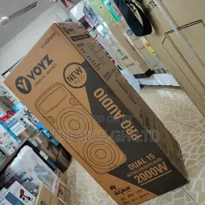 Voyz 2000W Bluetooth Portable Speaker with Microphone