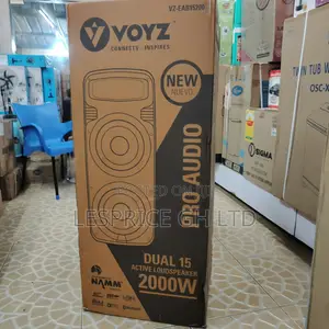 Voyz 2000 Watts Bluetooth Portable Speaker with Microphone