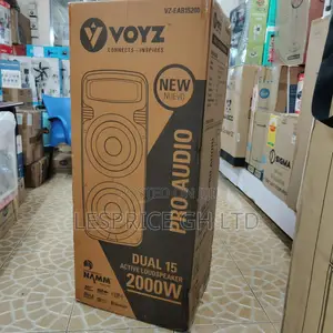 Voyz 2000W Portable Bluetooth Speaker with Mic & Stand