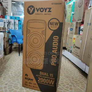Voyz 2000W Bluetooth Portable Speaker with Microphone