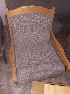 Beautiful Wooden Sofa Set - Negotiable