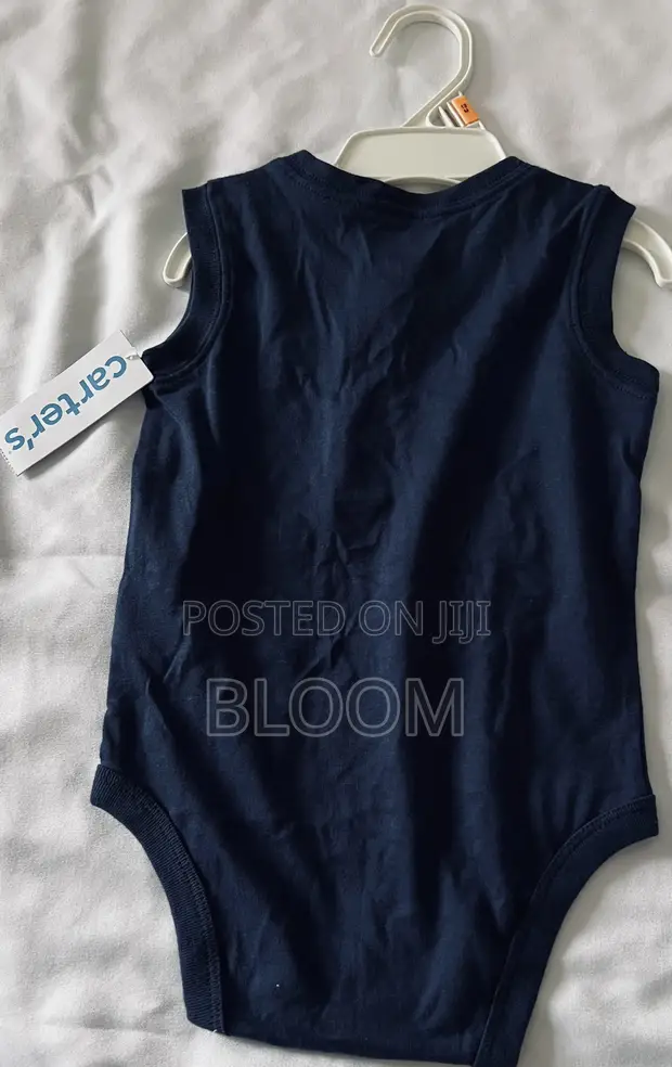 Carter's Navy Blue Romper - 12 Months - 1