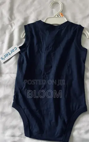 Carter's Navy Blue Romper - 12 Months